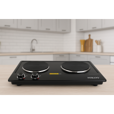 Електроплита настільна Sokany SK-07002 з 2 конфорками, регулюванням потужності та захистом від перегрів