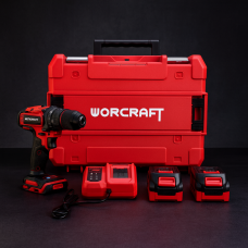 Шуруповерт Бесщеточный + 2 АКБ 6Ah + Металлический патрон Worcraft 36V