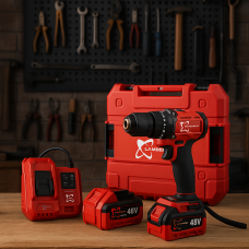 Шуруповерт LAMBENT STAR 48V Бесщеточный + 2 АКБ 2Ah + Металлический патрон