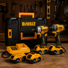 Набор инструментов DeWalt XR 36V 2в1 (шуруповерт + гайковерт, 2 аккумулятора, кейс)