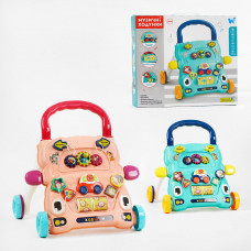 Ходунки с музыкальным центром Wtoys 67127, укр. озвучка, сортер, свет, сказки, 2 цвета
