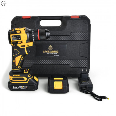 Шуруповерт DeWALT 24V Безщітковий + 2 АКБ 5Ah + Металевий патрон №3