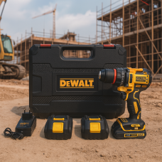 Шуруповерт DeWALT 24V Безщітковий + 2 АКБ 5Ah + Металевий патрон 