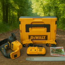 Аккумуляторная цепная пила DeWALT 36V, 6.0 А·ч, бесщеточная, кейс, шина 12 дюймов