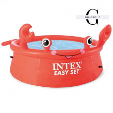 Intex Басейн надувний 26100 NP (2) Crab Easy Set, 183х56, 880л, в коробці