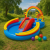 Intex Игровой центр 57453 NP (2) Радуга, 297х193х135 см, 428 л, 7,560 кг, от 3-х лет