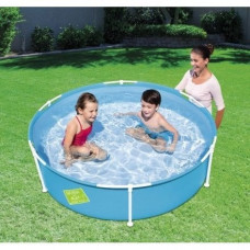 Каркасний круглий басейн Bestway 56283, Ø152×38 см, 689 л, синій, для дітей
