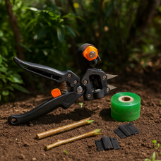 Секатор щеплювальний Professional Grafting Tool з 3 змінними лезами для щеплення дерев і рослин