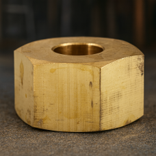 Гайка латунная 32 G 3/4 для газового оборудования БКО-50М, соединительная для баллонов и редукторов.