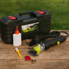 Машинка для стрижки овец N1J-MYR-76F, 220V, 850W, 1000–2800 об/мин, электрическая, с кейсом в комплекте