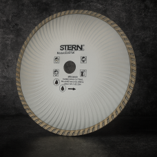 Диск алмазный сегментный TURBO STERN 230×3.10×22.2 для резки бетона, камня, стекла и стеклопластика