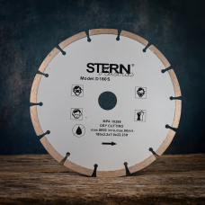 Диск алмазный сегментный STERN S 125×1,9×7,7×22,23 мм для сухой резки кирпича, черепицы и шифера