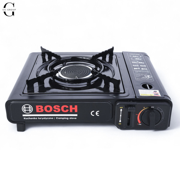 Портативна газова плита-обігрівач BOSCH-155-A з керамічною інфрочервоною горєлкою +адаптер  