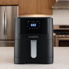 Аерофритюрниця LumaBella B-9005, 2000Вт, 8л+, сенсорне керування з РК-дисплеєм, нерж. сталь