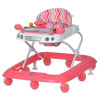 Ходунки BAMBI M 6061-8 розовые с музыкой и подсветкой, 8 колес, со стопорами