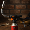 Газовий пальник з п’єзопідпалом Gas Torch Flamethrower Butane Burner для кухні, пайки та туризму