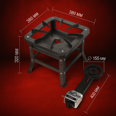 Пальник газовий HAPCOK GSL-R1, 9 кВт — компактна промислова горілка з високою ефективністю нагріву