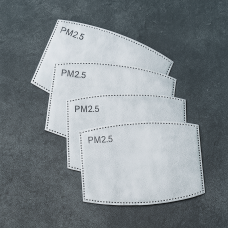 Сменный пятислойный фильтр с активированным углем PM2.5 для масок – размер 12.5×8 см.