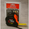 Рулетка YUETE TOOLS 7,5м×25 мм с фиксатором, стальное полотно с покрытием, для строительных работ