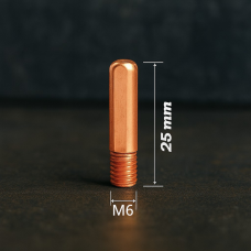 Наконечник токознімний М1×25 для зварювального дроту 1,0 мм MIG/MAG, мідний сплав E-Cu