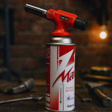 Газовая горелка с пьезоподжигом MINI WELDING TORCH №1008 для розжига, пайки и прогрева 1450°C