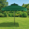Прямокутна торгова парасолька Green- з підвійним куполом