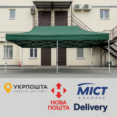 Розсувний намет 3х6 Посилений білий каркас