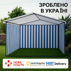 Торгова палатка 3×3м з тентом та трубчастим каркасом, брендування на замовлення,