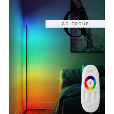 Підлогова кутова RGB лампа торшер з пультом керування (сенсор) 1,5м