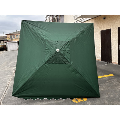 Зонт Monsen 2.5×2.5 м Туреччина з вітровим клапаном, UV-захистом і регулюванням висоти (стандарт) №0