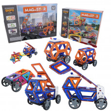 Магнітний конструктор 78 деталей танспорт Magnit/Magical/LIMO TOY