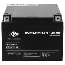 Акумулятор AGM LPM 12V - 26 Ah