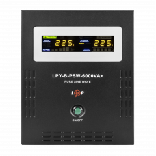 ДБЖ з правильною синусоїдою 48В LPY-B-PSW-6000VA+(4200Вт)10A/20A