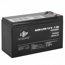 Акумулятор AGM LPM 12V - 7 Ah