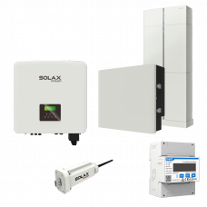 Комплект Solax 4.2: Трифазний гібридний інвертор на 10 кВт, з АКБ на 6,2 кВт*год