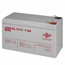 Акумулятор гелевий LPM-GL 12V - 7 Ah