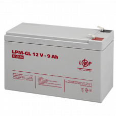 Акумулятор гелевий LPM-GL 12V - 9 Ah