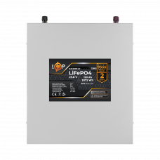 Акумулятор LP LiFePO4 25,6V - 120 Ah (3072Wh) (BMS 80A/40А) метал для ДБЖ