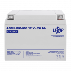 Акумулятор мультигелевий LPM-MG 12V - 26 Ah