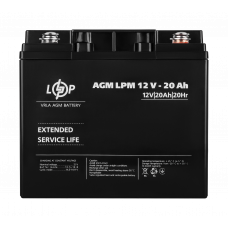 Акумулятор AGM LPM 12V-20 Ah під болт М5