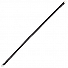 Провід мідний для з'єднання АКБ 25 кв. мм – 50 см (з клемами) чорний