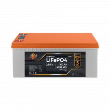 Акумулятор LP LiFePO4 25,6V - 160 Ah (4096Wh) (BMS 150A/75А) пластик LCD