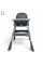 Стульчик для кормления BAMBI M 5722 Gray, регулируемый, съемный столик, 5-точечный ремень, колеса, экокожа