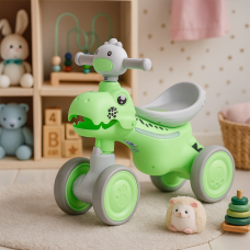 Каталка-толокар BAMBI M6025E-5 з музикою, підсвіткою корпусу та рухомим динозавром для дітей від 1 року