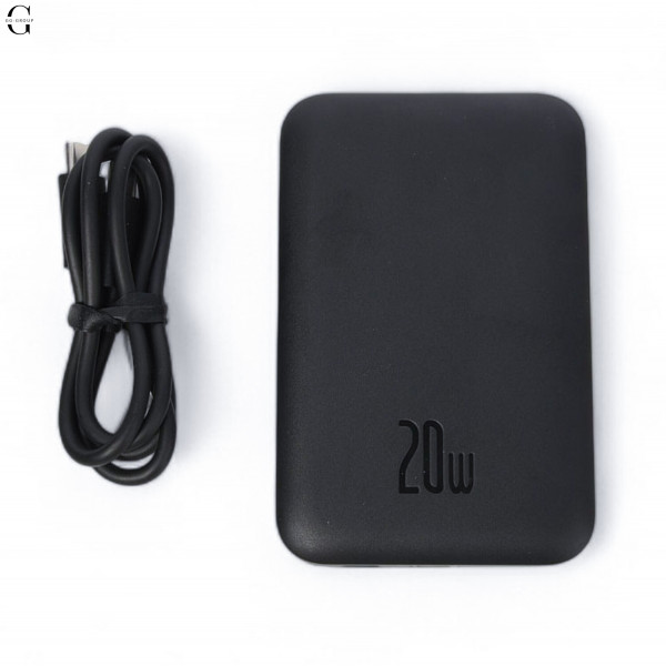 Power Bank Baseus Magnetic Wireless 6000mAh 20W с магнитной беспроводной зарядкой Black