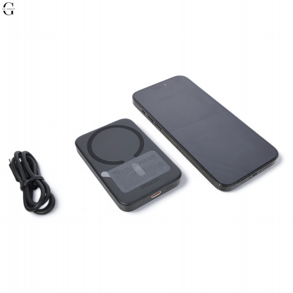 Power Bank Baseus Magnetic Wireless 6000mAh 20W с магнитной беспроводной зарядкой Black