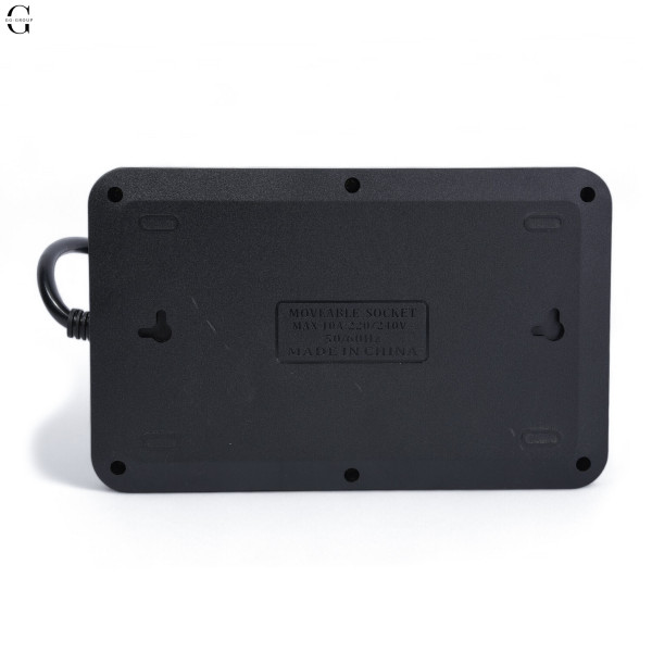 Мережевий фільтр Подовжувач USB ТК-11 (8×220В + 4×USB + 1×Type-C), F16u, чорний, 5 м