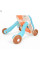 Каталка-ходунки 995 4в1: столик, бизиборд, пианино с подсветкой, шарики и игры для развития.