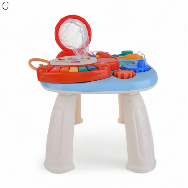 Детские каталка-ходунки LimoToy 2в1 HB 0049, игровой центр, музыкальная панель, баскетбольное кольцо