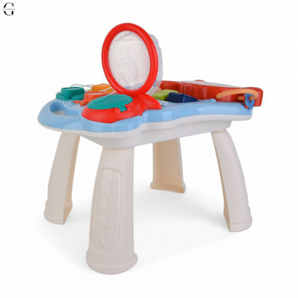 Детские каталка-ходунки LimoToy 2в1 HB 0049, игровой центр, музыкальная панель, баскетбольное кольцо